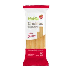 Chalitas sabor jamón sin tacc Via Vita 100 Gr