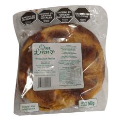 Rosca de pascua con frutas Don Lorenzo 500 Gr