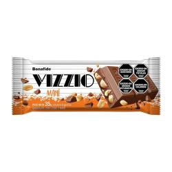 Chocolate con leche y maní Vizzio 35 Gr