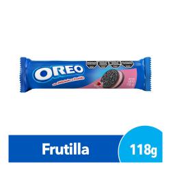 Galletita rellena frutilla Oreo 118 Gr