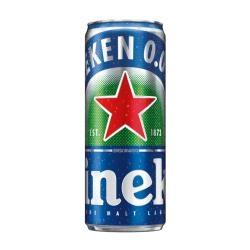 Cerveza rubia sin alcohol lata Heineken 355 Ml