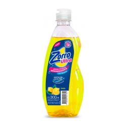 Detergente líquido ultra limón Zorro 300 Ml