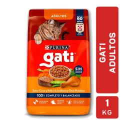 Alimento gato carne y pollo Gati 1 Kg