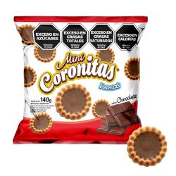 Galletitas mini coronitas chocolate Fachitas 140 Gr