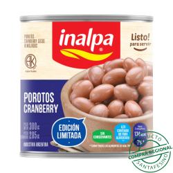 Porotos cranberry - lata Inalpa 300 Gr