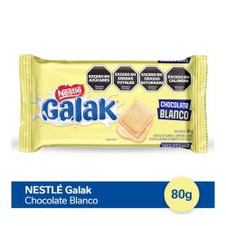 Chocolate blanco galak Nestlé 80 Gr
