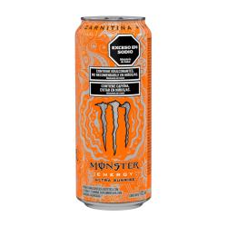 Bebida energizante gasificada sunrise - lata Monster 473 Cm3
