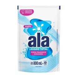 Jabón líquido lavado a mano - doypack Ala 800 Ml