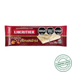 Turrón almendra Lheritier 100 Gr