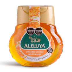Salsa a base de miel con naranja Aleluya 250 Gr