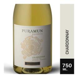 Vino chardonnay Puramun 750 Ml
