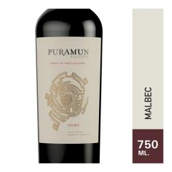 Vino malbec Puramun 750 Ml
