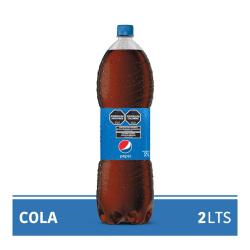 Gaseosa cola descartable - botella Pepsi 2 Lt