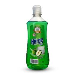 Detergente líquido ultra manzana Héroe 600 Ml