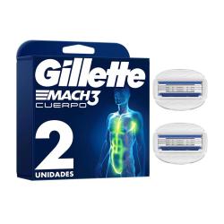 Cartucho mach3 cuerpo Gillette 2 U