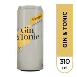 Gin & tonic - lata Schweppes 310 Cm3