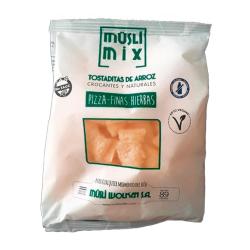 Tostadas de arroz sabor pizza Musli Mix 89 Gr