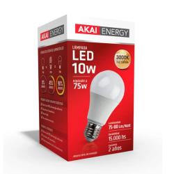 Bujía led blanco cálido 10w - e27 Akai 1 U