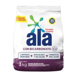 Jabón en polvo lavado a mano con bicarbonato - bolsa Ala 3 Kg