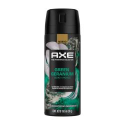 Desodorante aerosol green geranium Axe 150 Ml