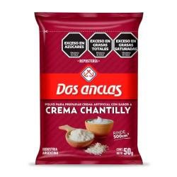 Polvo para crema chantilly Dos Anclas 50 Gr