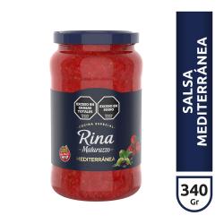 Salsa mediterranea - frasco Rina 340 Gr