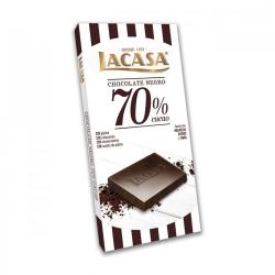 Chocolate 70% cacao Lacasa 100 Gr