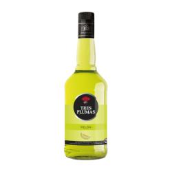 Licor melón Tres Plumas 700 Ml