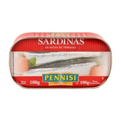 Sardinas en salsa tomate Pennisi 160 Gr