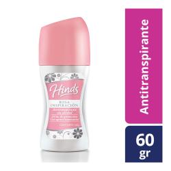 Desodorante antitranspirante roll-on rosa inspiración Hinds 60 Gr