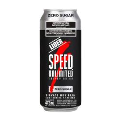 Bebida energizante gasificada zero - lata Speed 473 Cm3