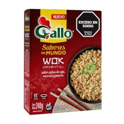 Arroz al wok oriental - caja Gallo 240 Gr