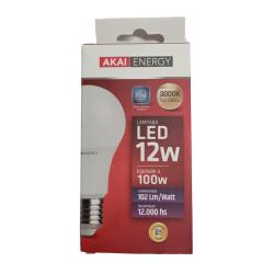 Bujia led blanco cálido 12w - e27 Akai 1 U