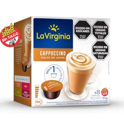 Café cappuccino dulce de leche cápsulas dolce gusto La Virginia 104 Gr