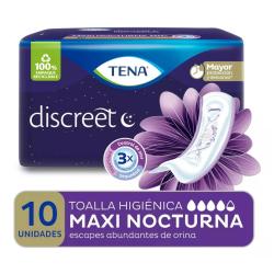 Toallas femeniunas maxi nocturna Tena 10 U