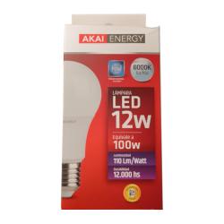 Bujia led blanco fría 12w - e27 Akai 1 U