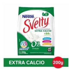 Leche polvo instantánea extra calcio Svelty 200 Gr