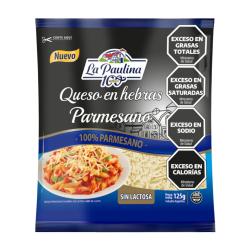 Queso hebras parmesano La Paulina 125 Gr