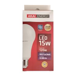 Bujia led blanco cálido 15w - e27 Akai 1 U