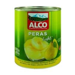 Peras mitades light - lata Alco 800 Gr