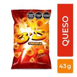 Snack sabor queso 3ds 43 Gr