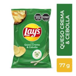 Papa frita sabor queso y cebolla Lays 77 Gr