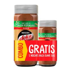 Promo café instantáneo torrado suave 170gr+50gr de regalo Dolca 170 Gr