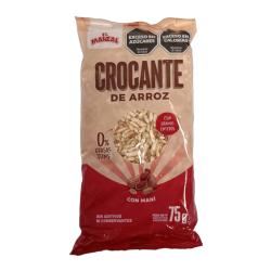 Crocante de arroz con maní El Makzal 75 Gr