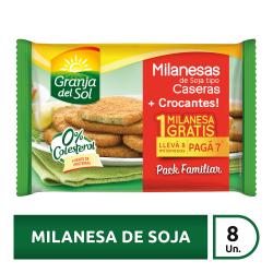 Milanesas de soja caseras Granja Del Sol 660 Gr