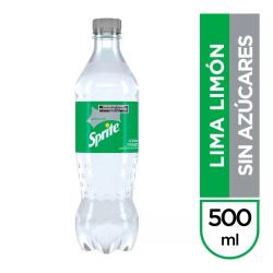 Gaseosa lima limon sin azúcar descartable Sprite 500 Cm3