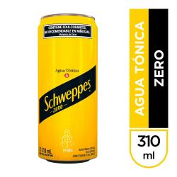 Gaseosa tónica sin azúcar - lata Schweppes 310 Ml