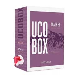 Vino malbec uco box Santa Julia 3 Lt