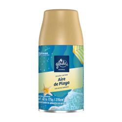 Aromantizante ambiente automatico repuesto aire de playa Glade 270 Cm3