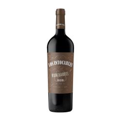 Vino red blend rum barrel Los Intocables 750 Ml